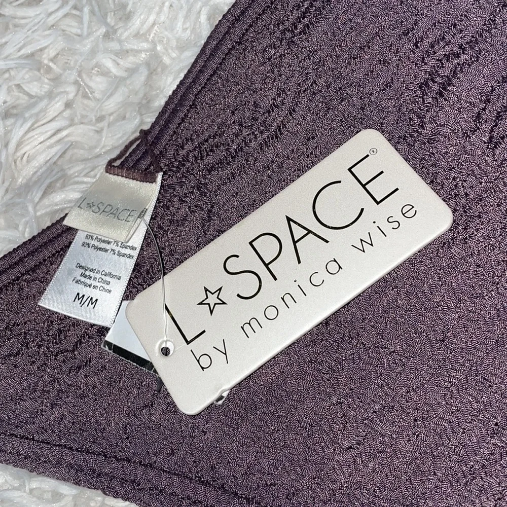 L* Space Lily Pucker Up String Bikini Bottom